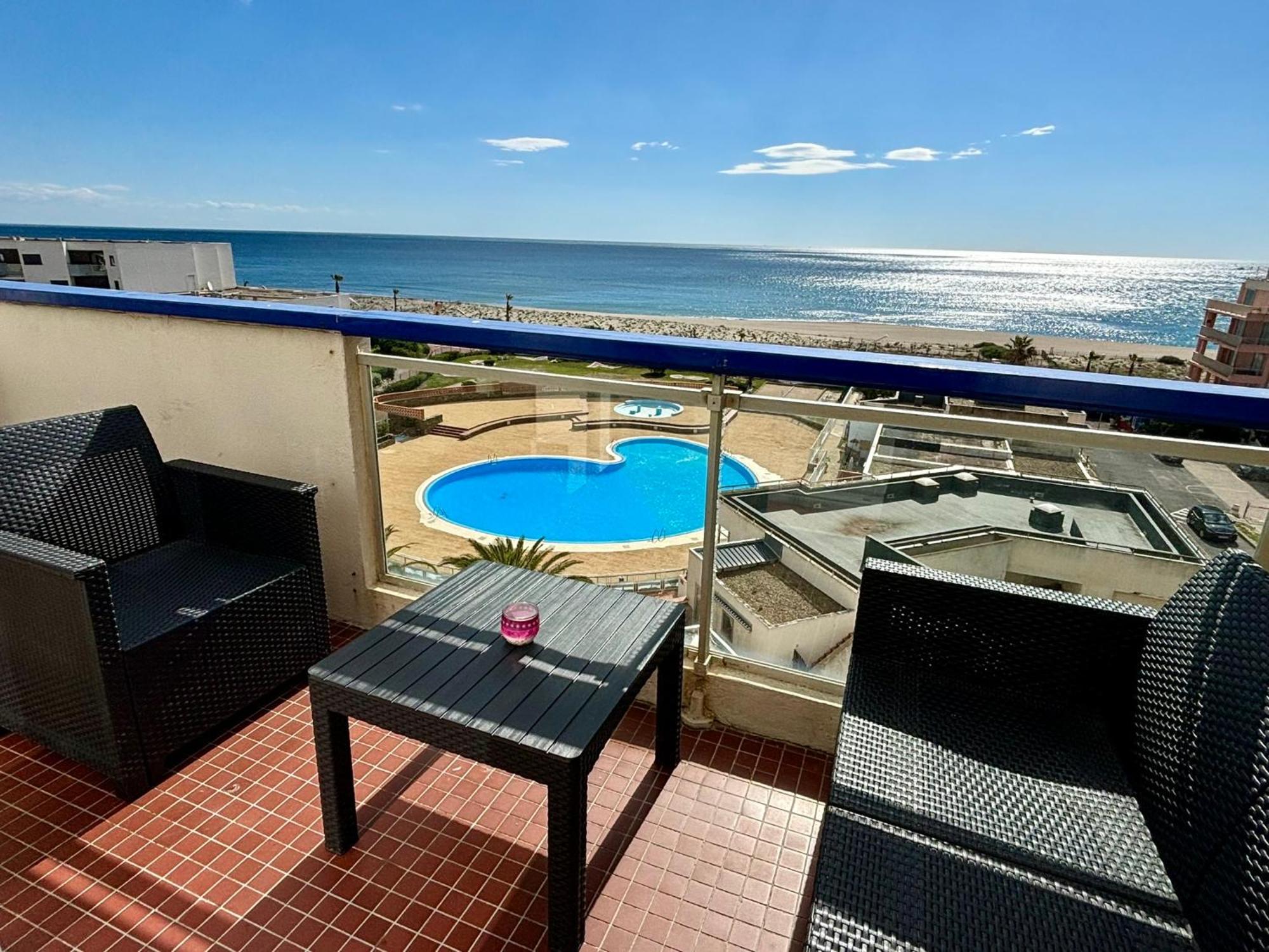*Au Lydia* Appartement Vue Sur Mer, Avec Piscine. Le Barcarès Buitenkant foto